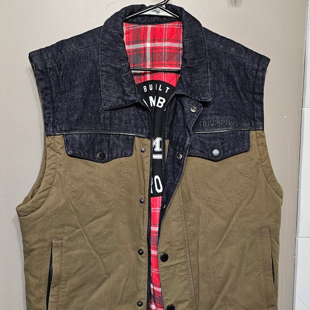 Triumph motorcycle vest